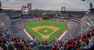Andrew Johnson's seats at the Phillies game.